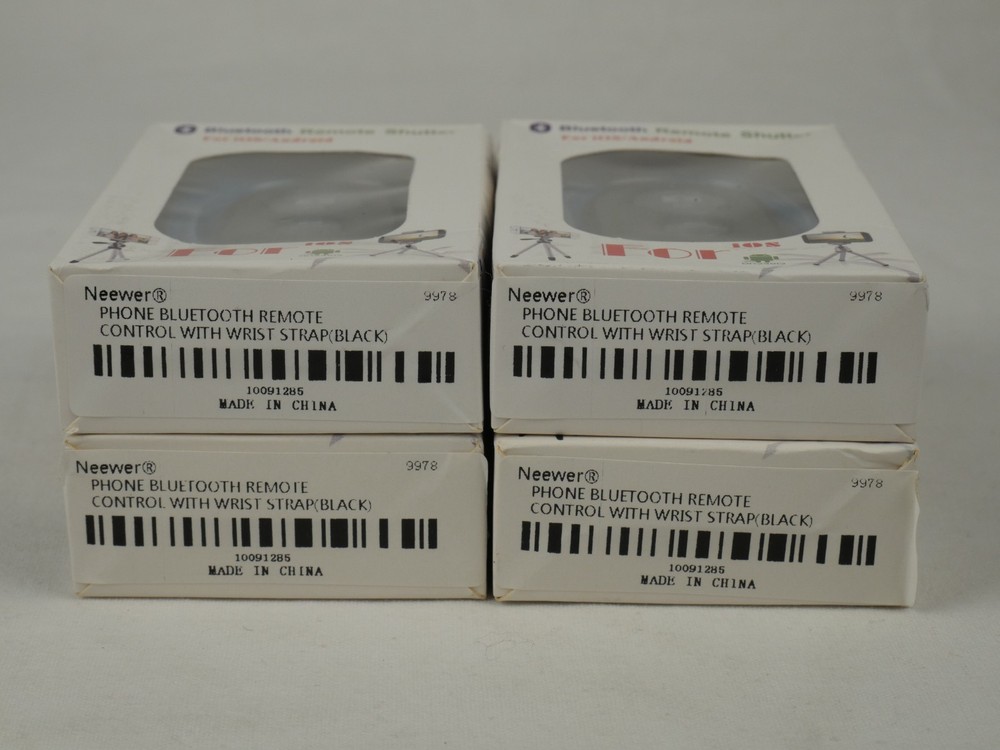 (Lot of 4) Neewer Smartphone Shutter Remote IOS Android | NEW OLD STOCK (READ)