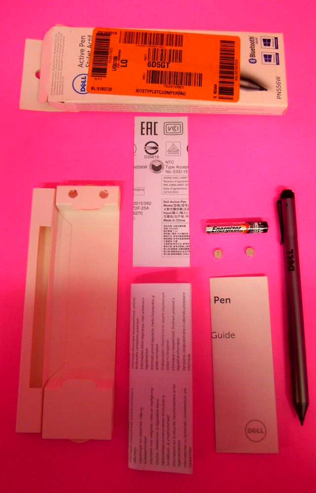 GENUINE Dell Windows 8/10 Bluetooth Active Stylus Pen 6D5GT