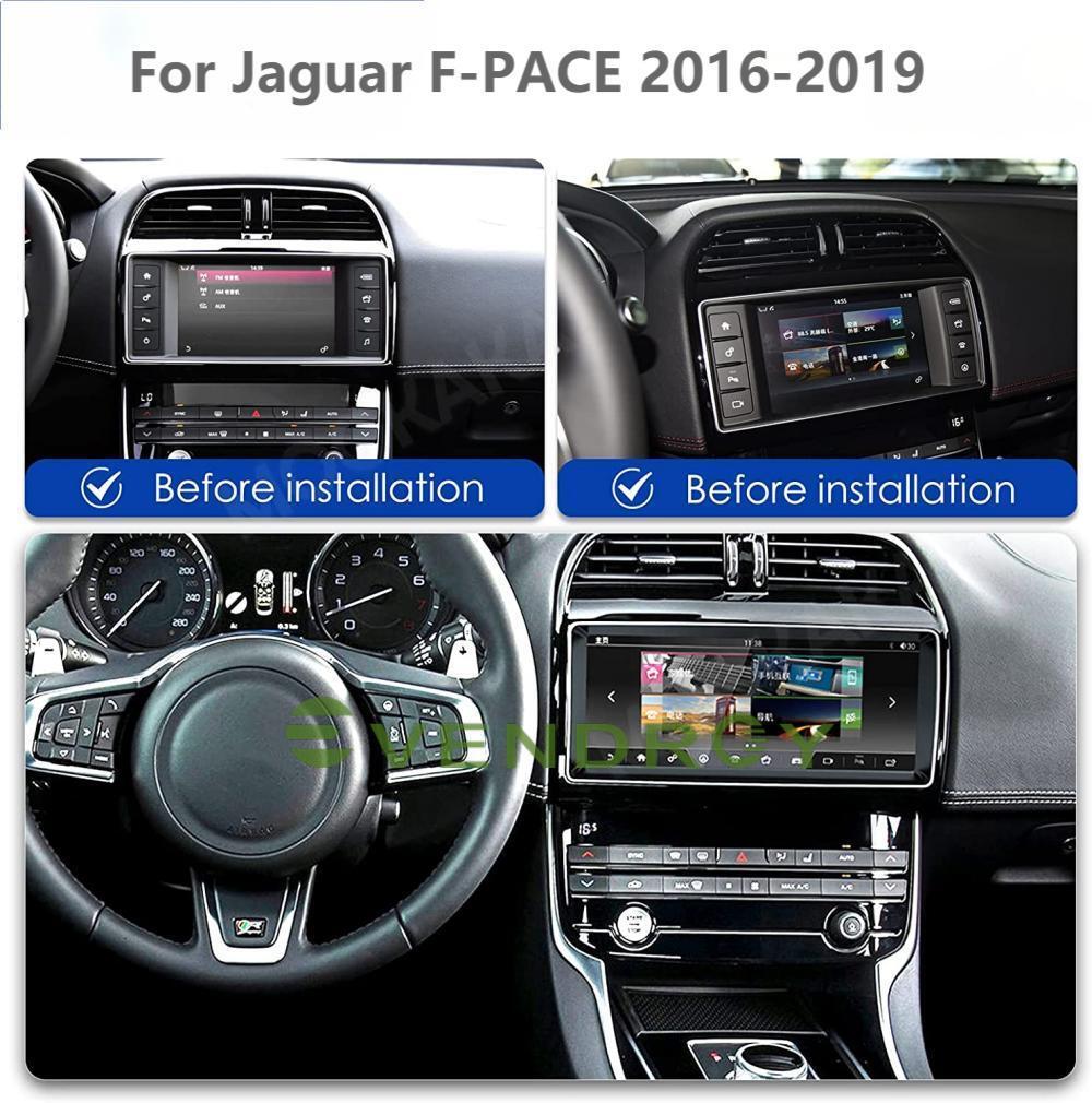 10.25"Car Radio GPS Navigation Carplay touch screen for Jaguar F-PACE 2016-2019