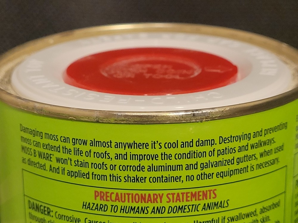 Corry's Moss B Ware, Solid, White, 3 lb Can READ ENTIRE DESCRIPTION