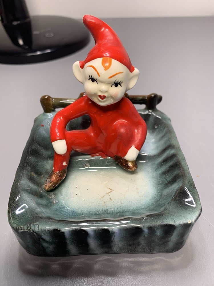 Elf 1950’s Vintage Ashtray Candy Dish