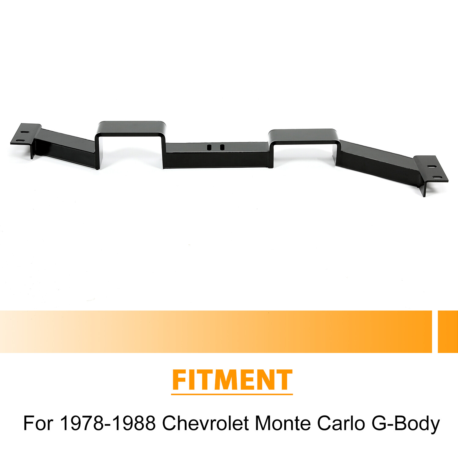 For 78-88 Chevy Monte G-Body GM-2 Black Double-Hump Transmission Crossmember