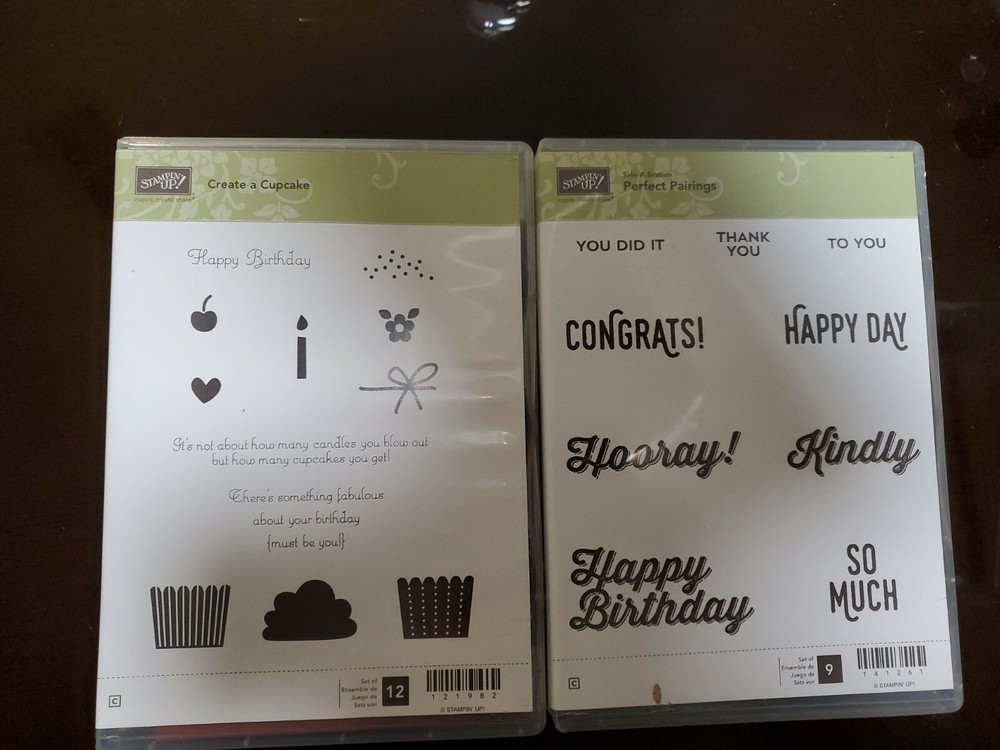 2 STAMPIN UP “Create a Cupcake” "Perfect Pairings"