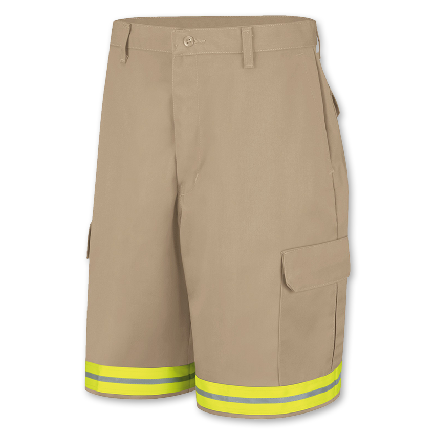 Brand New Red Kap Reflective Cargo Work Shorts Men's Hi Vis Industrial Uniform