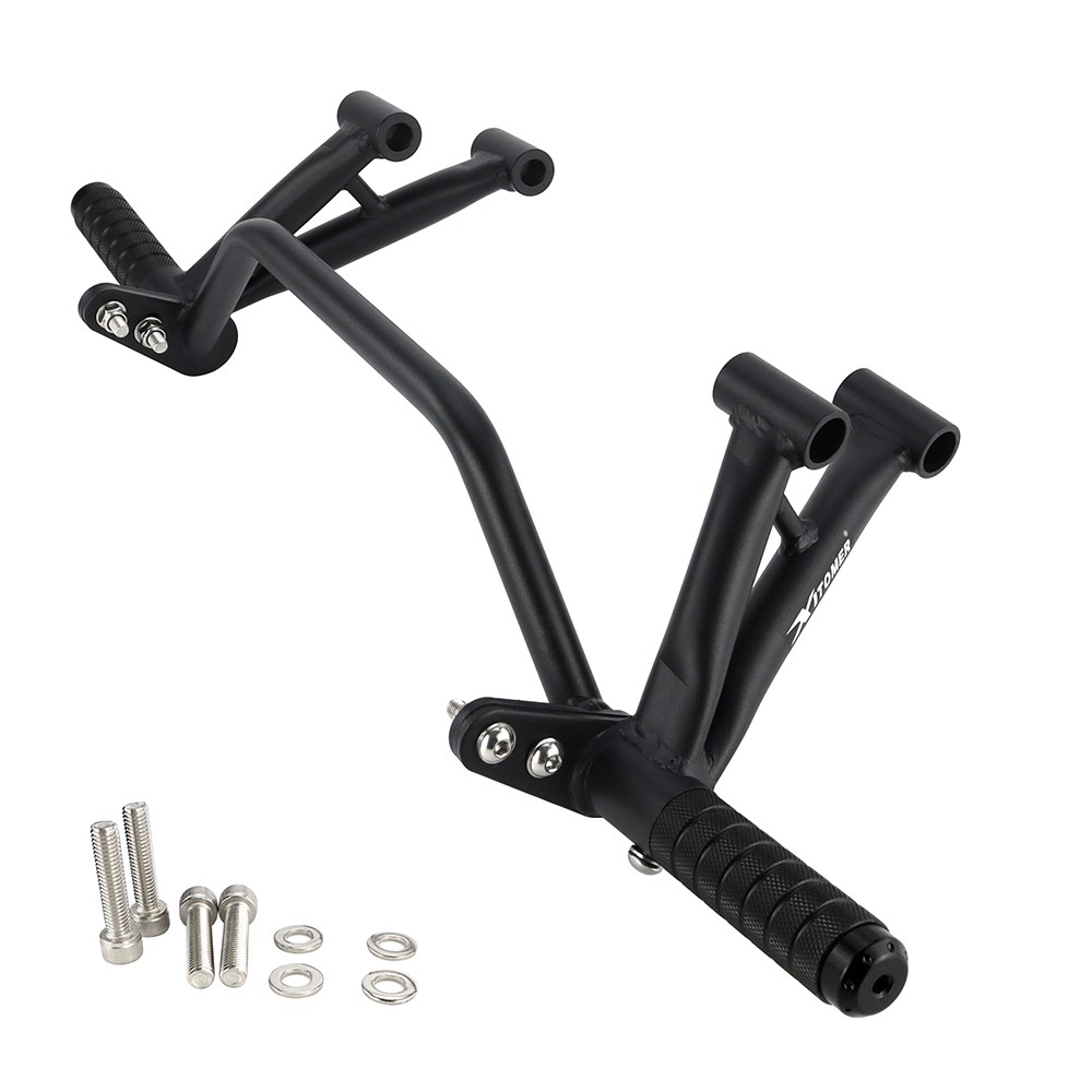 Stunt Subcage Passenger Footpegs Guard Fit For Kawasaki Z650/Ninja 650 2017-2025