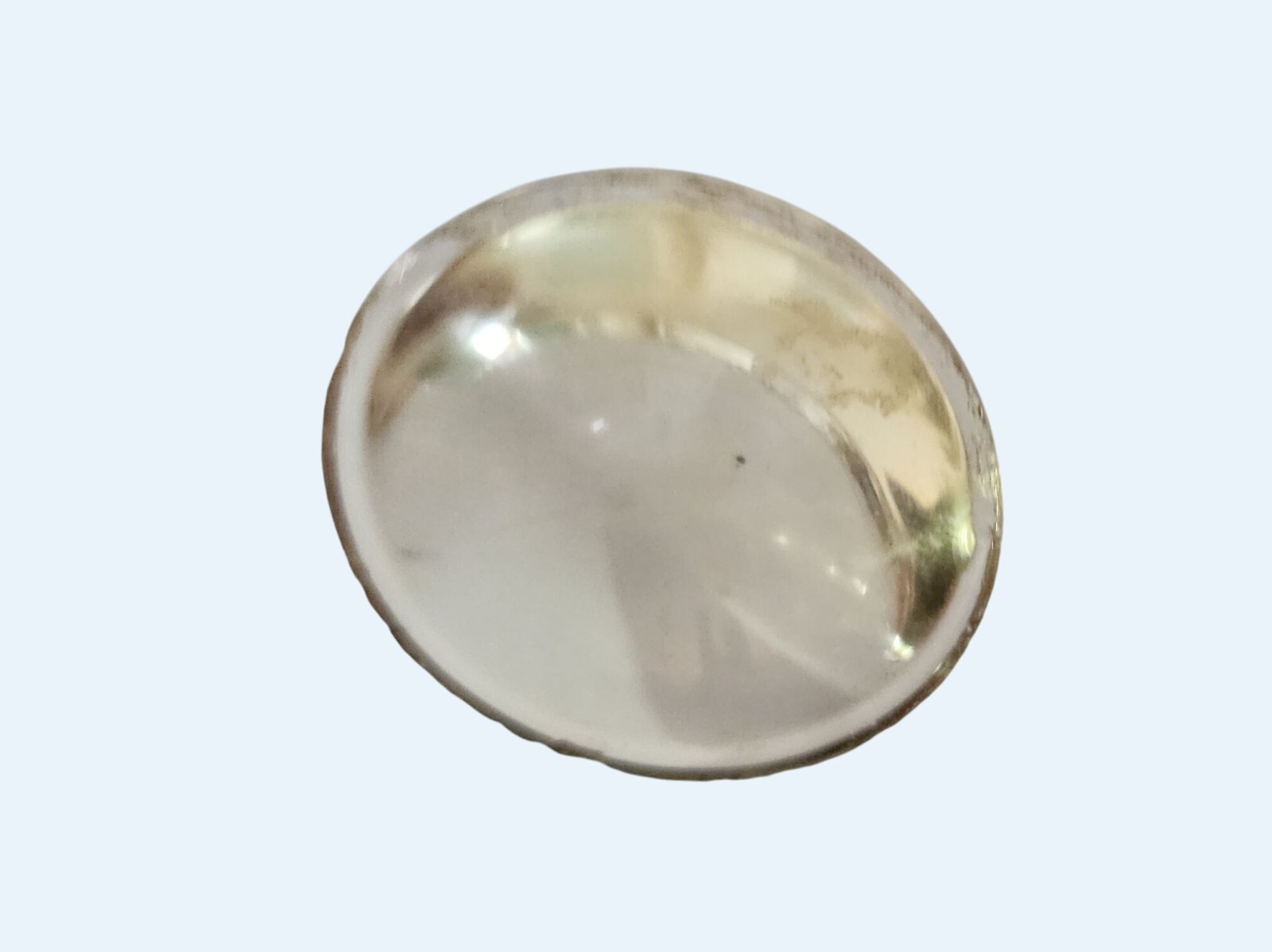 Clear Magnifying Dome Lens 1.75" Diameter Optical Glass For Reading Or Display