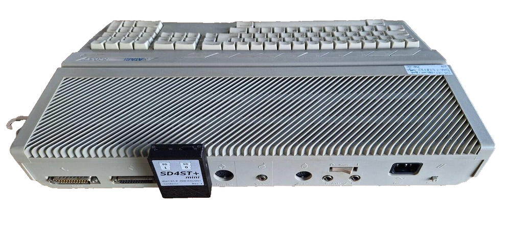 SD4ST+ Mini hard disk drive HDD for Atari ST STE 2x micro SD card + RTC
