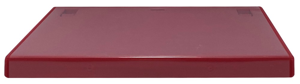 100 STANDARD Solid Red Color Single DVD Cases & 100 Matte Inserts