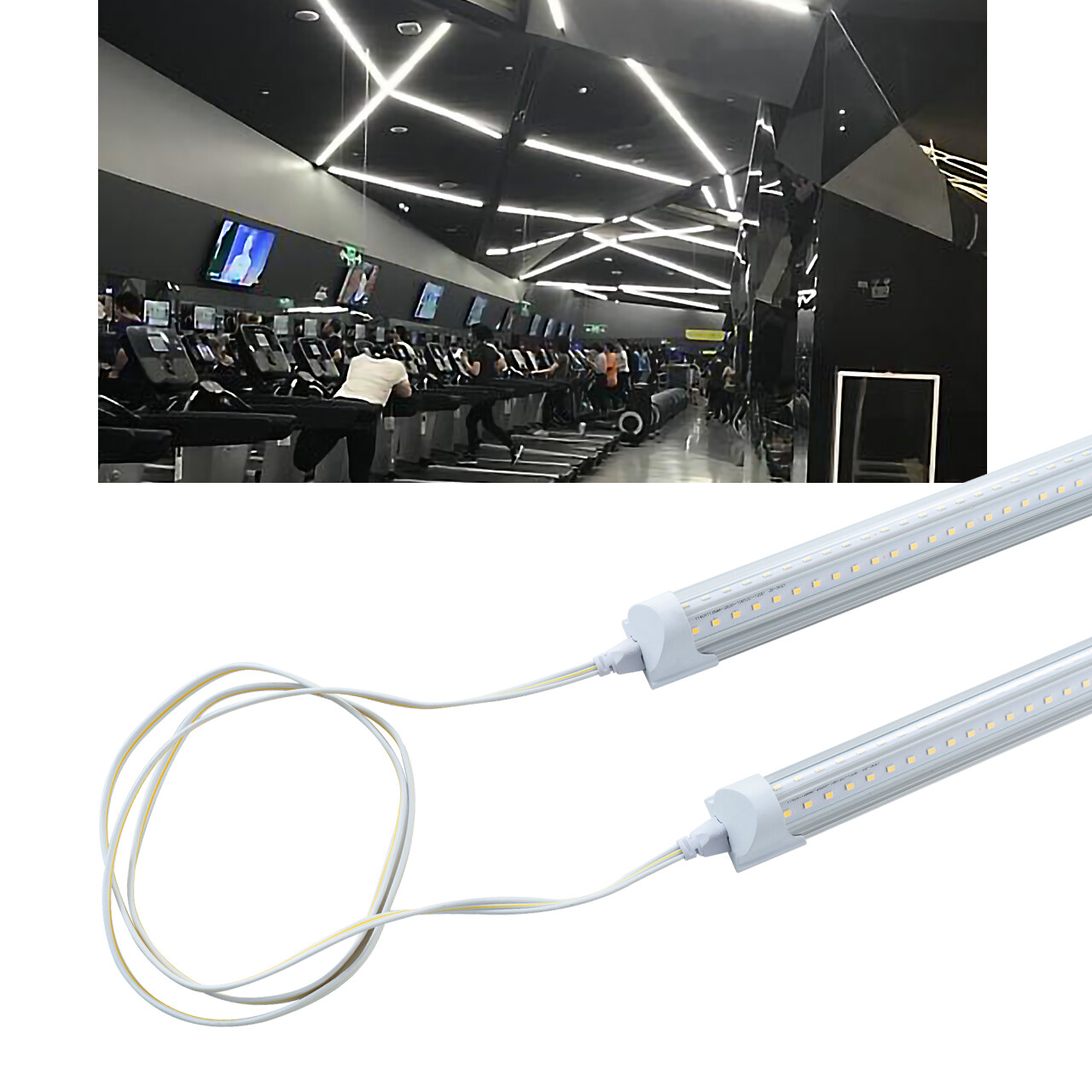 T5 T8 LED Lamp Connecting Wire LED Integrated Tube Cable Linkable Cords