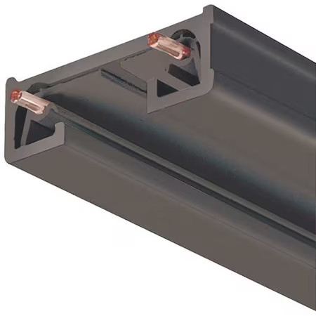 Juno Lighting R 4Ft Bl Track Section, 4 Ft, Black