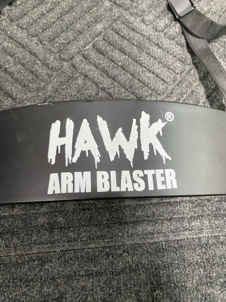 HAWK Arm Blaster Bicep Tricep Curl Support Isolater with Strap
