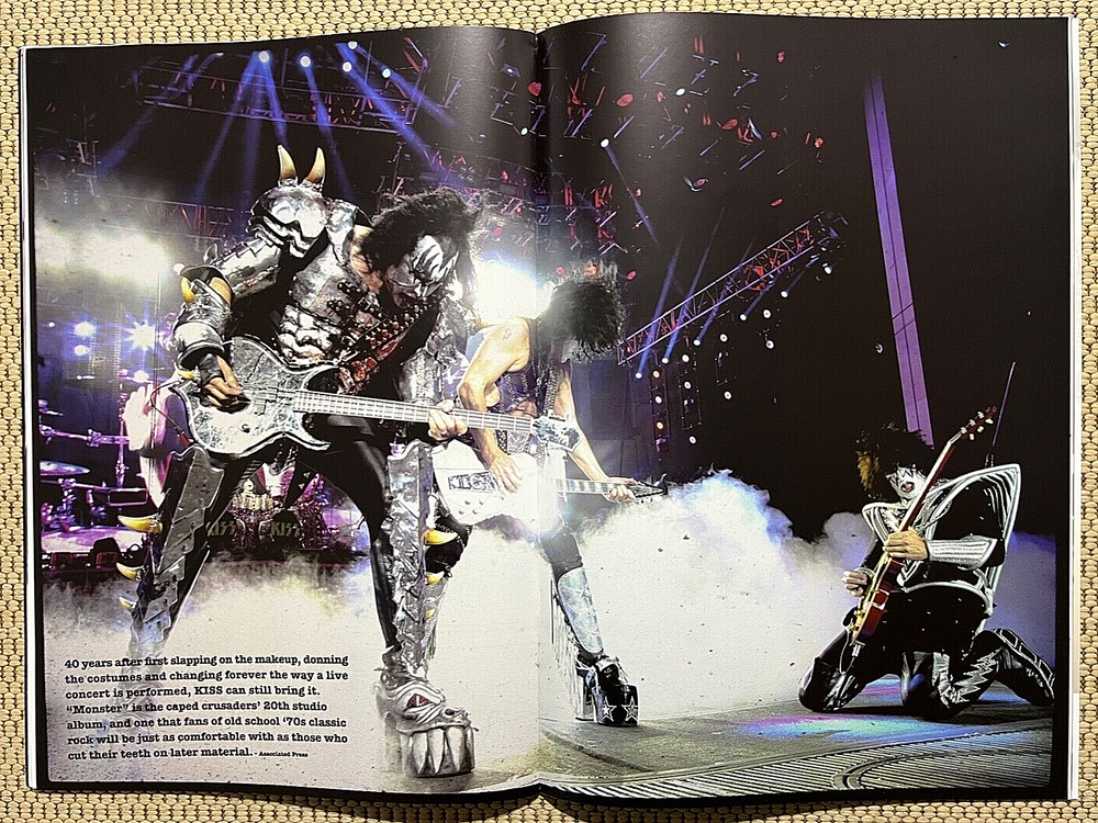 KISS Monster MonsterTour 2013 Tour book Program Kruise Ad Discography Demon Gene