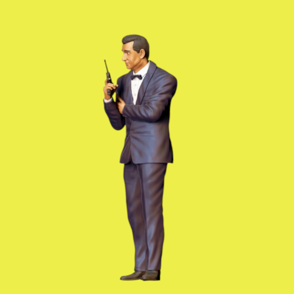 James Bond Resin 3D Printed Set Unpainted