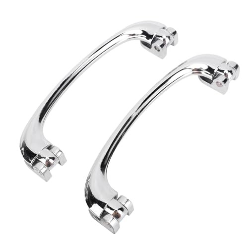 Chrome Inside Door 1 Pair Chrome Interior Door Pull Handle Universal LWH106