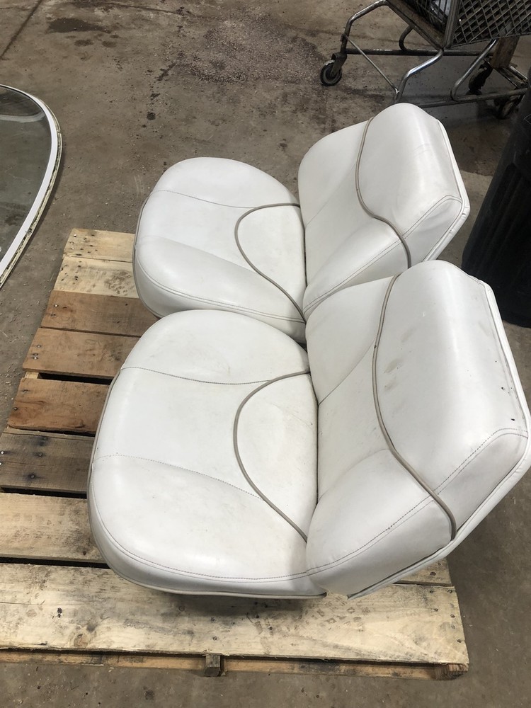 boat captains chairs seats white
