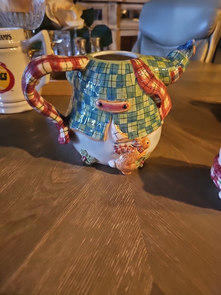 Snowman Man Teapot