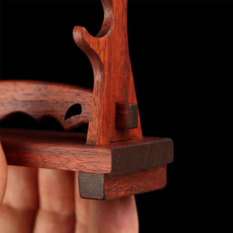 Mini Anime Samurai Sword Wakizashi Katana Holder Stand Bracket Tiny Rack 3 Tier
