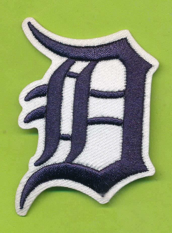 Embroidered Iron On Patch ~ Detroit Tigers