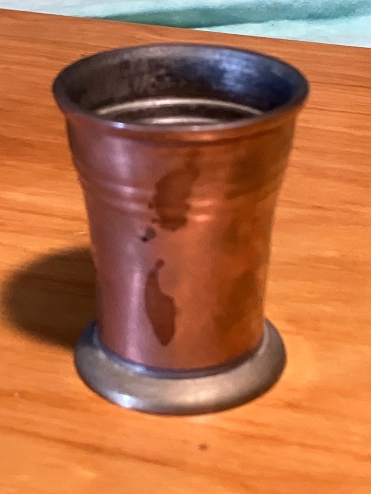 AUTHENTIC MODELS MINI Nautical Ration Cup & Tankard Mug Copper Brass Made India