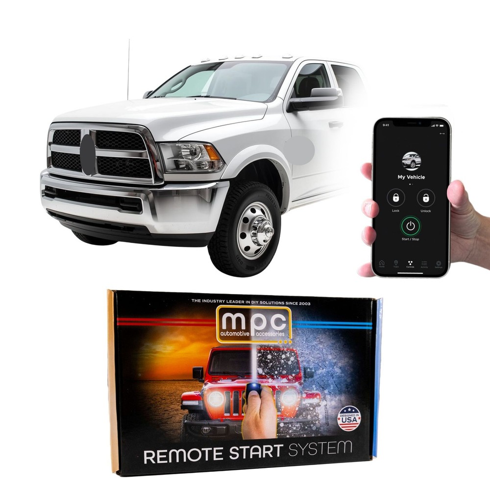 SmartPhone Activated Remote Start For 2011-2012 RAM 5500 - Plug & Play