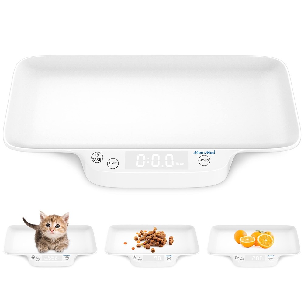 Portable Pet Scale with Hold & Tare Function, Precision Digital Scale for New...