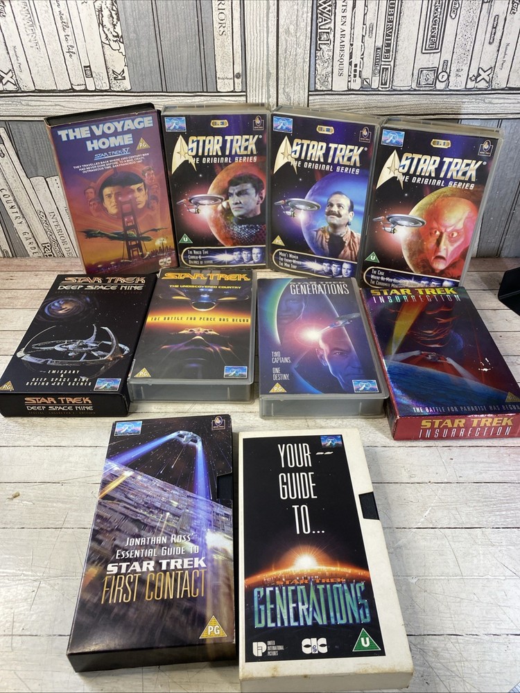 Star Trek VHS Tape Bundle