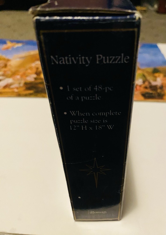 Fontanini Nativity 48 piece Puzzle 2009 - COMPLETE