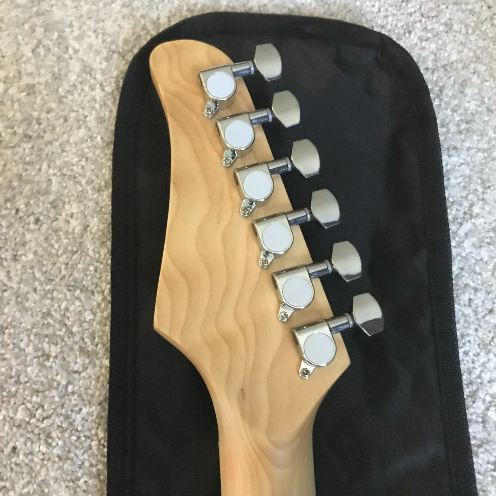 Full-Size Black Electric Guitar Starter Package with 20-Watt Amp and Accessories