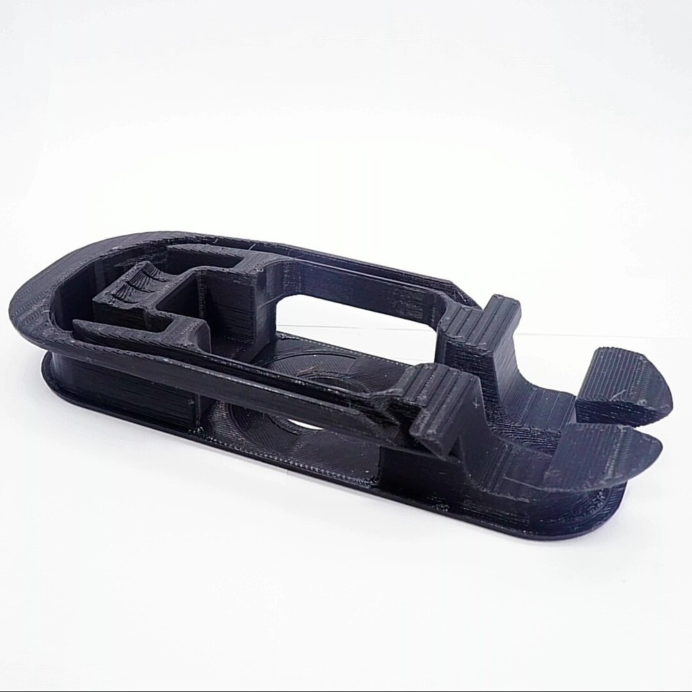 Cable Wrap, Display Stand, and SD Card Holder Case Insert for Steam Deck (BLACK)