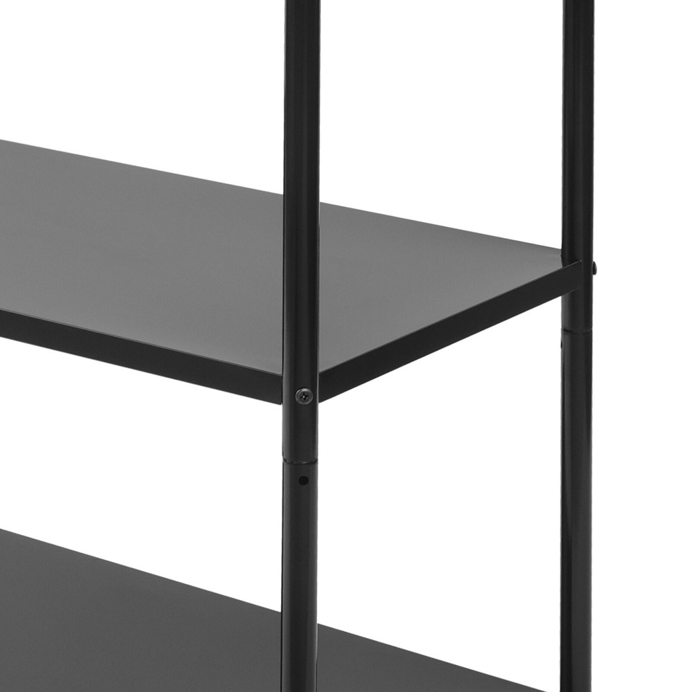 Adjustable Kitchen Storage Rack with Wheels, Storage Rack, 5 Tier Storage Rack