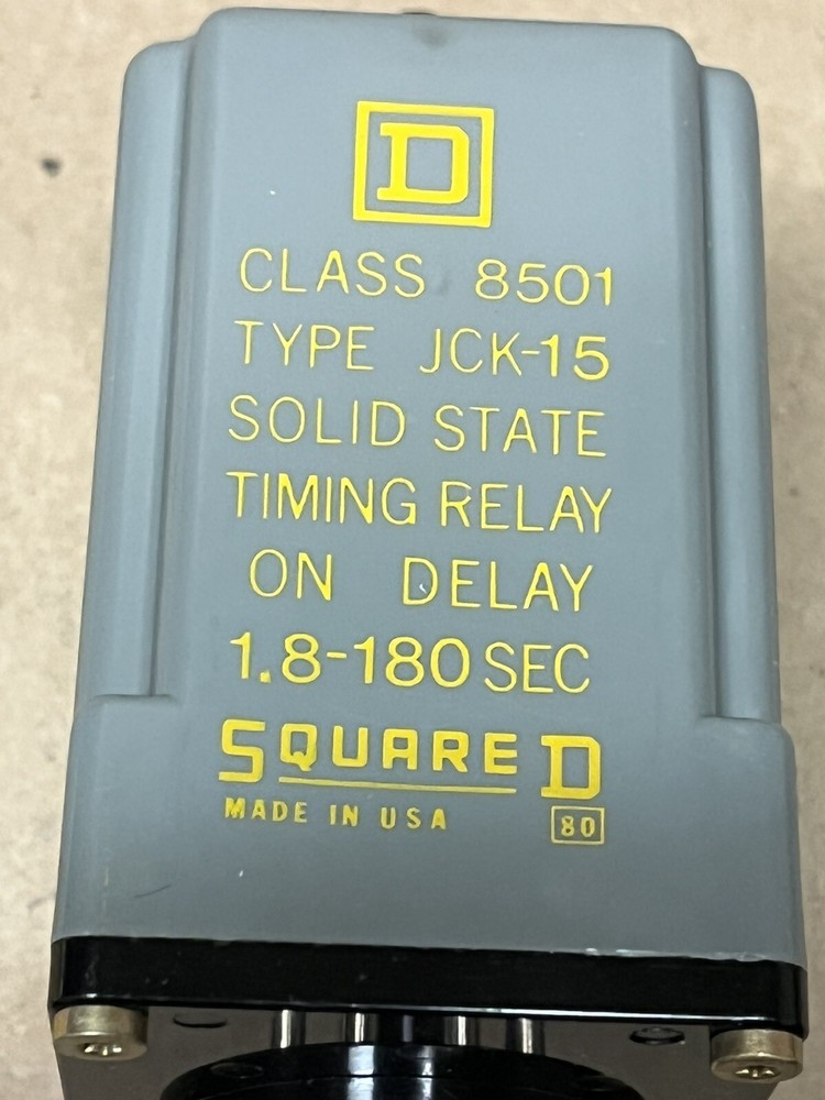 Square D Relay Timer JCK-1