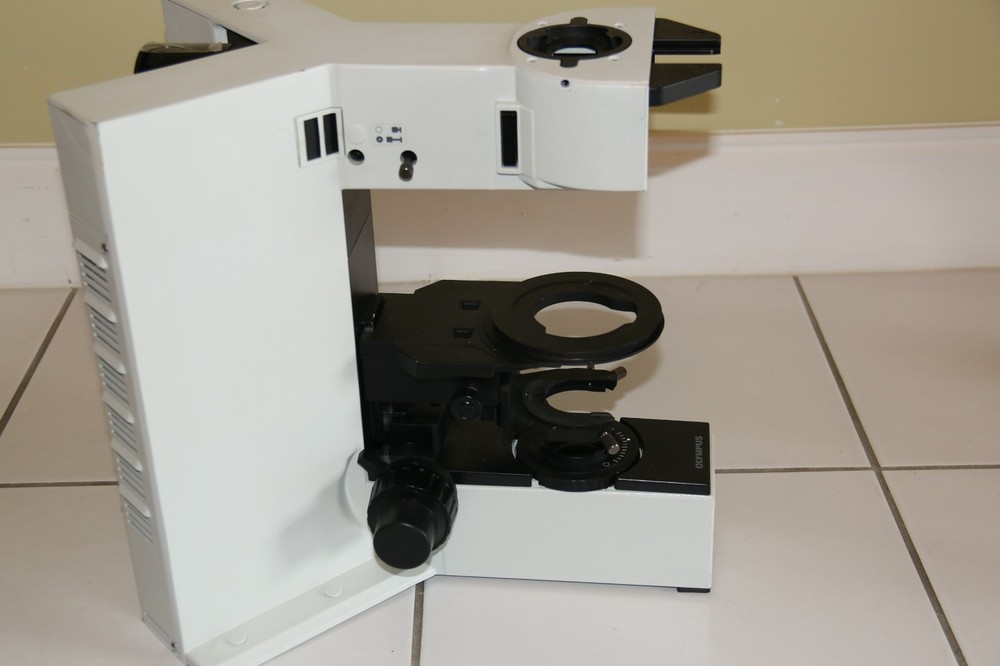 Olympus BX60 Microscope Stand Base Stage body.