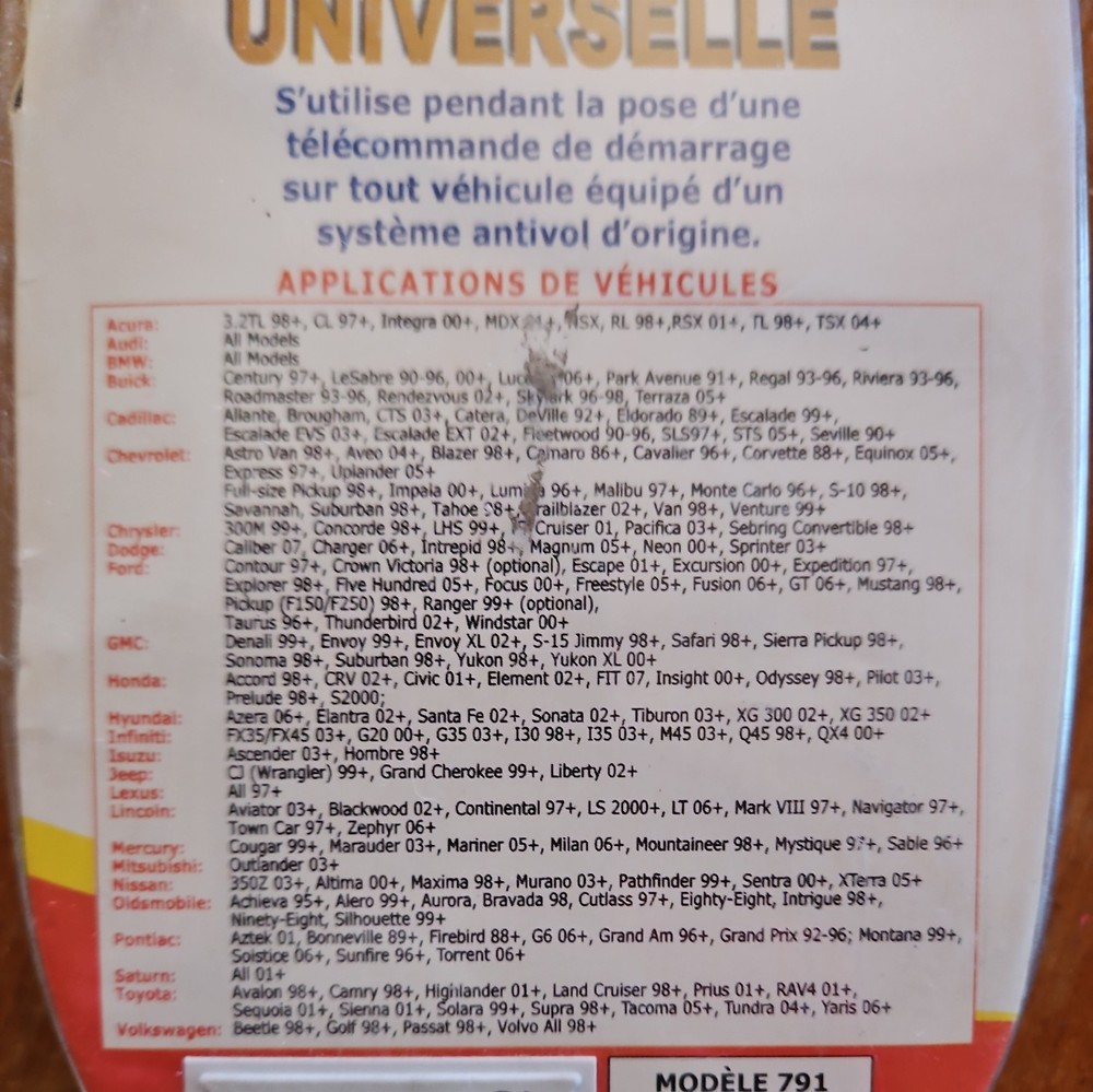 JDS Technologies 791 Universal Learning Bypass Module for Remote Car Starter