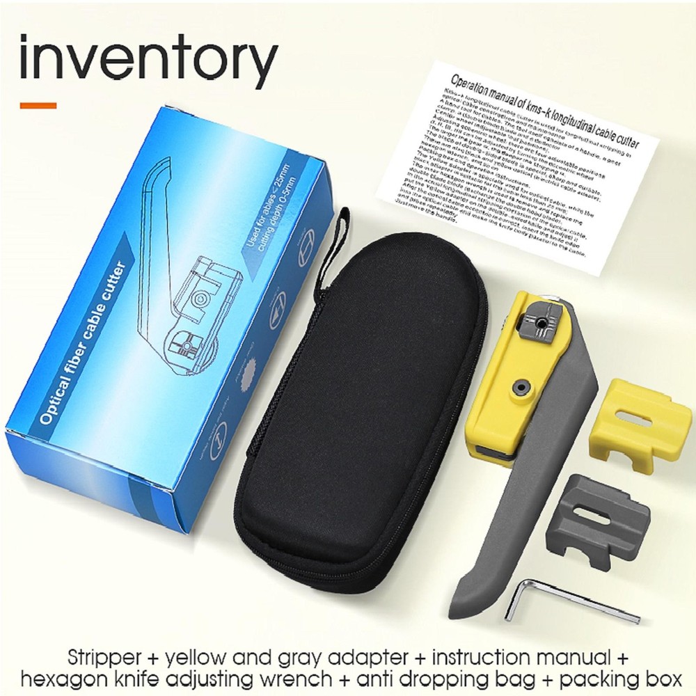 Fiber Optic Cable Stripping Knife KMS-K Longitudinal Cable Cutter Slitter C