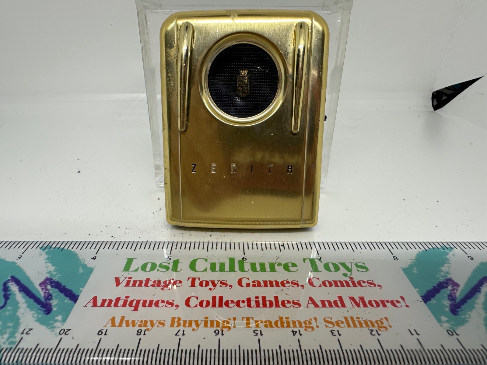 Vintage 1950s Zenith Hearing Aid Model Royal Gold Device Only