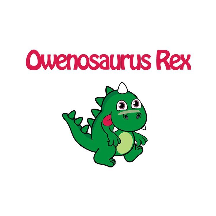 CafePress Owenosaurus Rex 10" Wall Clock (160887971)