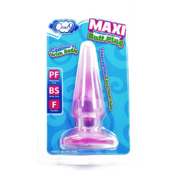 Cloud 9 Maxi Butt Plug Purple Anal Probe
