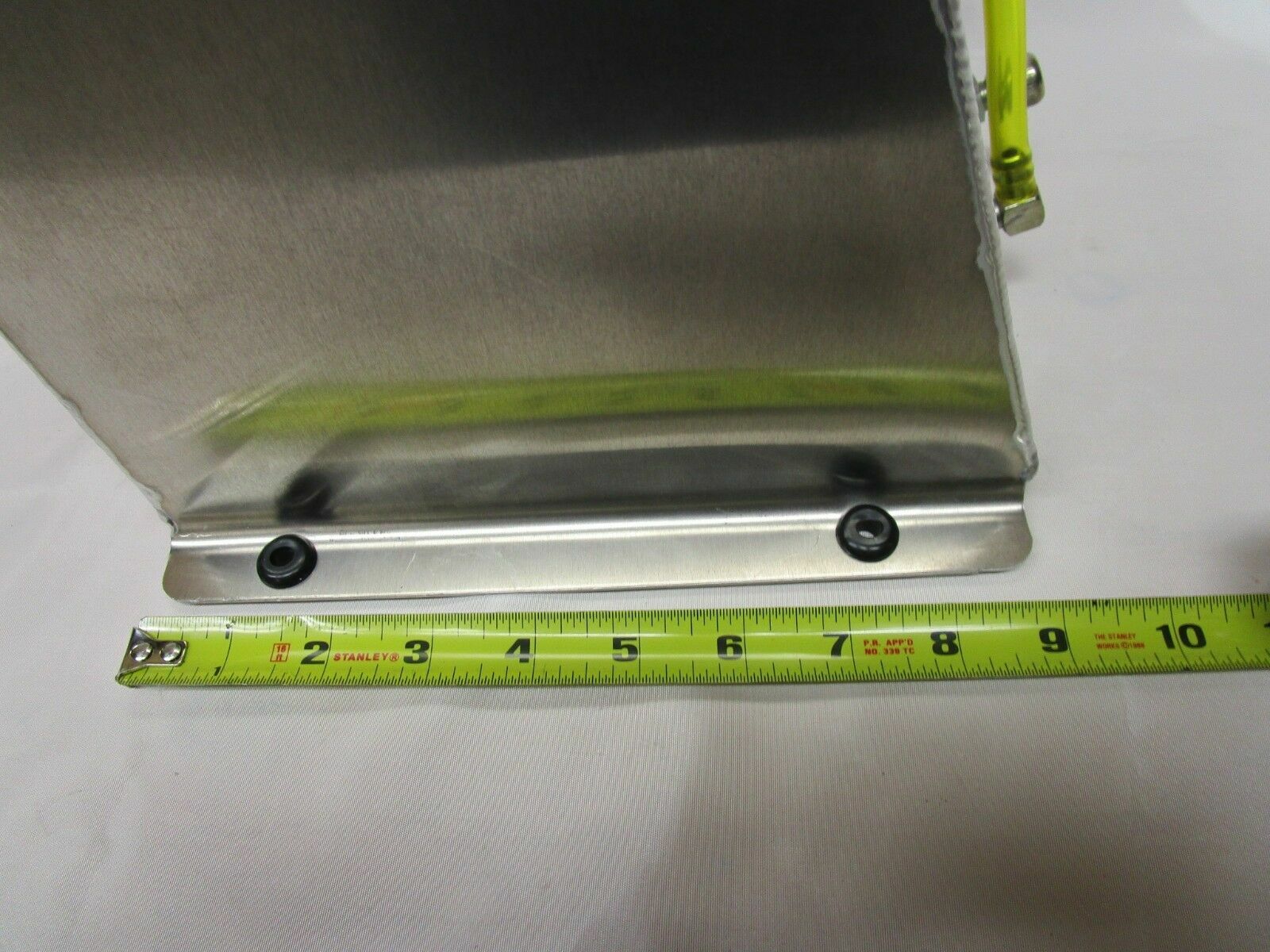 5 QT Aluminum Sprint Fuel Gas Tank Cell Go Kart Cart Snowmble Flat Mount Racing