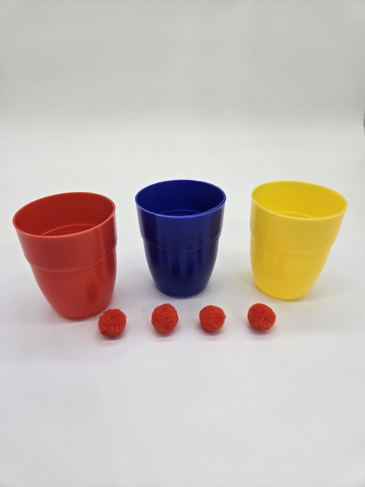 Magic Trick - Cups and Balls Close-up Table Tricks MA1