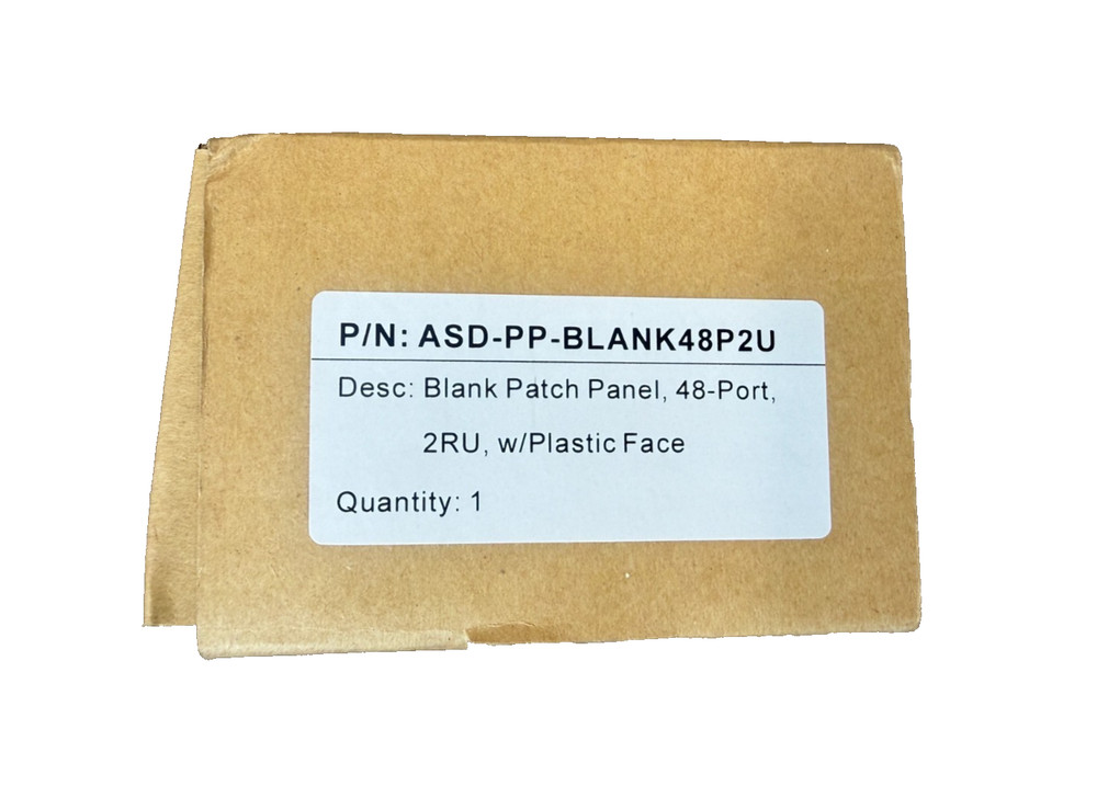 iCAT -ITS 24 Port Patch Panel ASD-PP- Blank48P2U