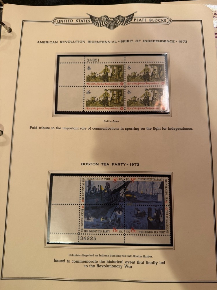 Minkus Publications American Plate Block Album Volume V 1971 to Present