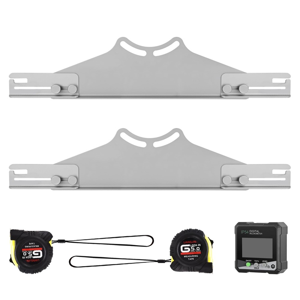 Toe Alignment Tool with Digital Angle Finder & Tape Measures for Accurate Wheel