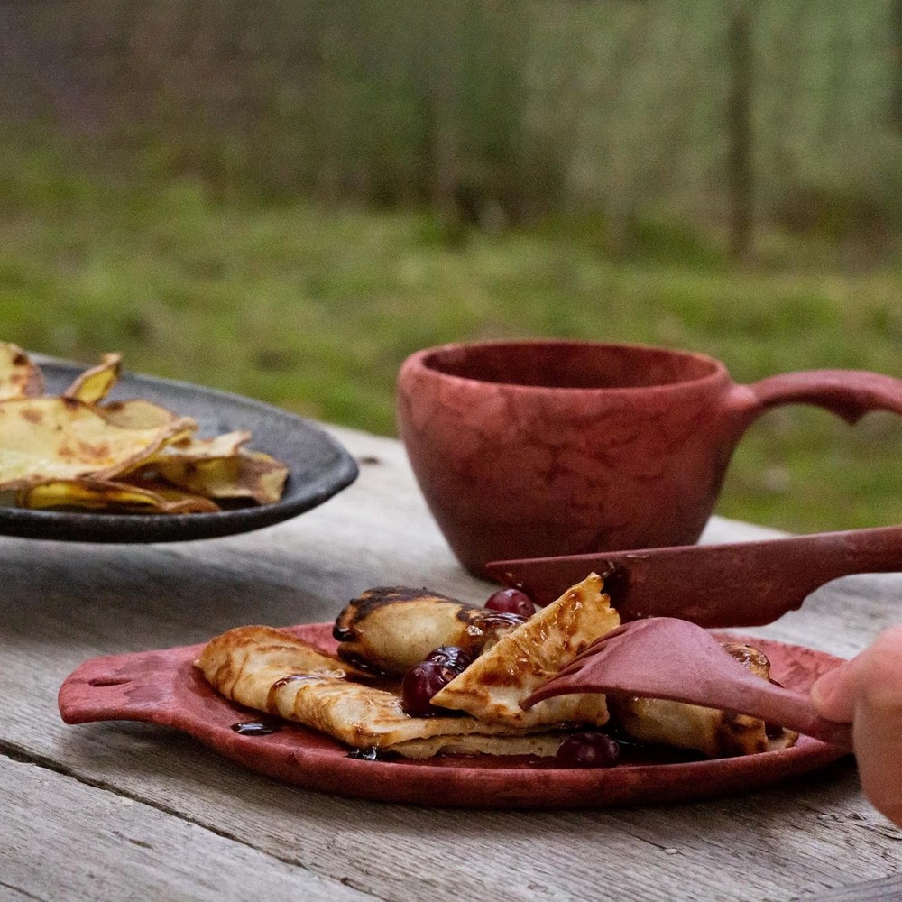 Light Platter - Eco Dishware - & Durable Brown