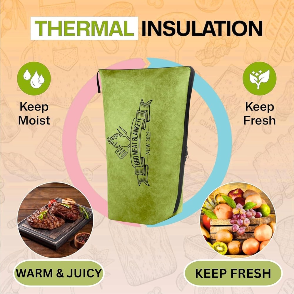 Large BBQ Blanket for Resting Meat (Brown)