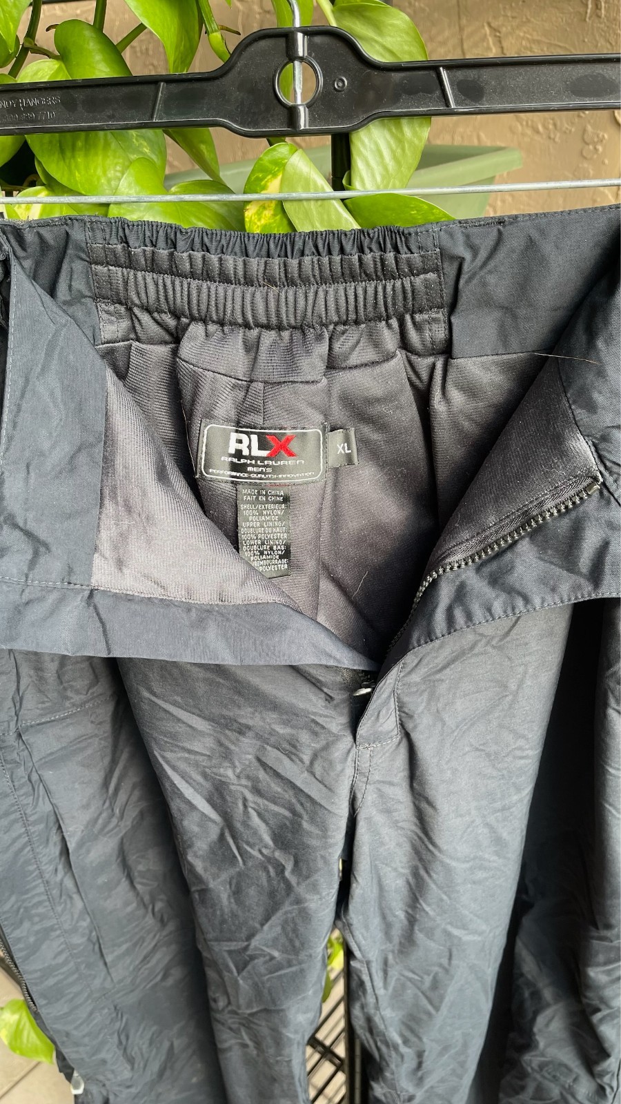 RLX Ralph Lauren Ski/Snowboard Snow Pants Black Size XL