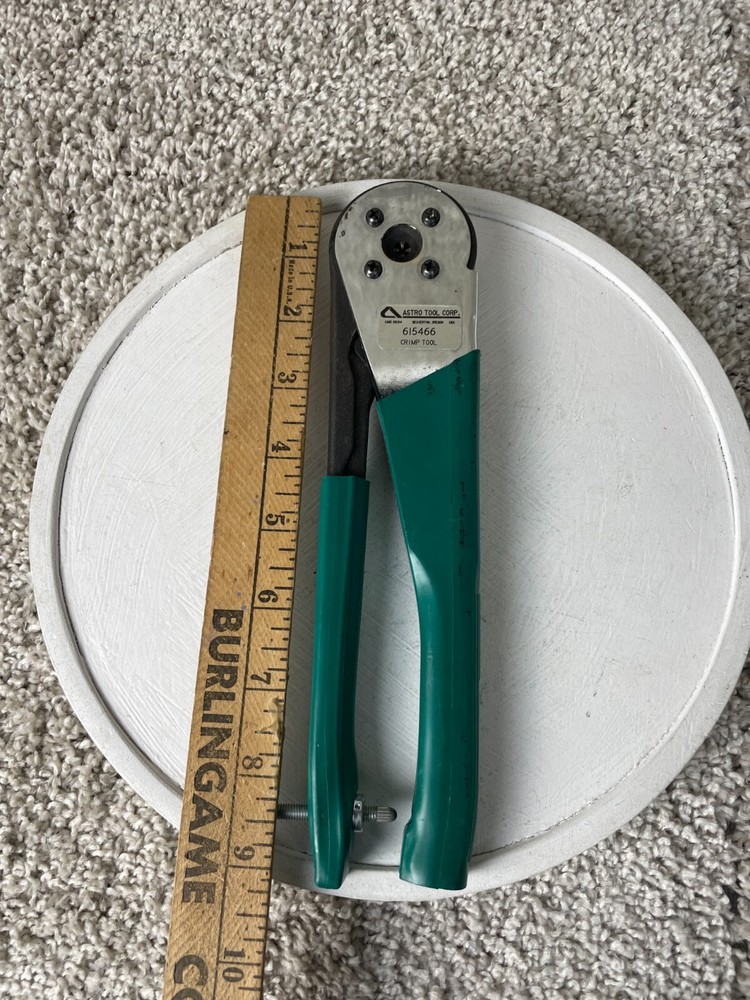 Astro Tool Corp 615466 Micro Thread Adjustable Crimp Tool Green
