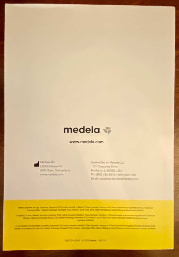 Medela Symphony Instruction Manual