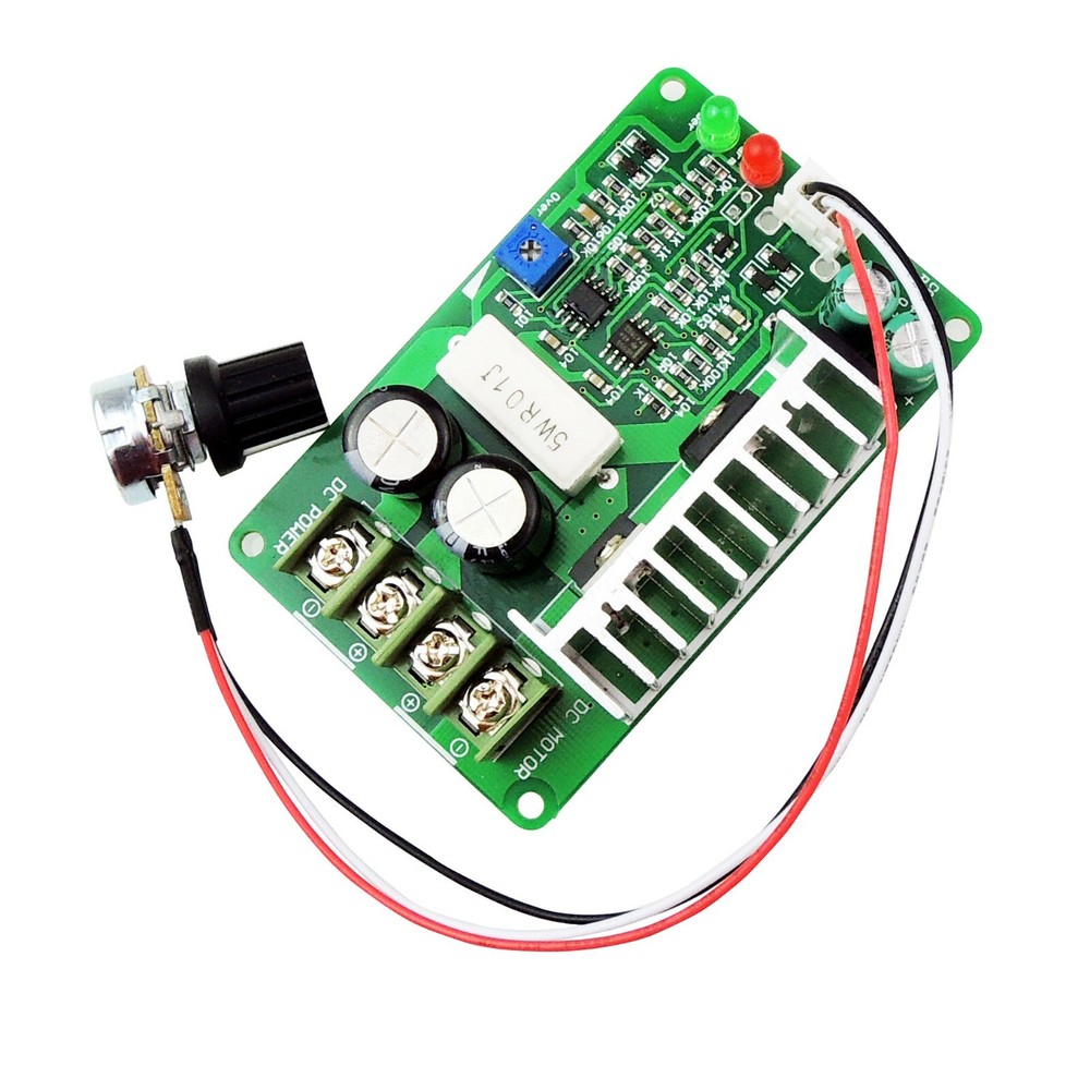 DC 10-40V 10A PWM Brush Motor Speed Controller Governor Current limiter Module