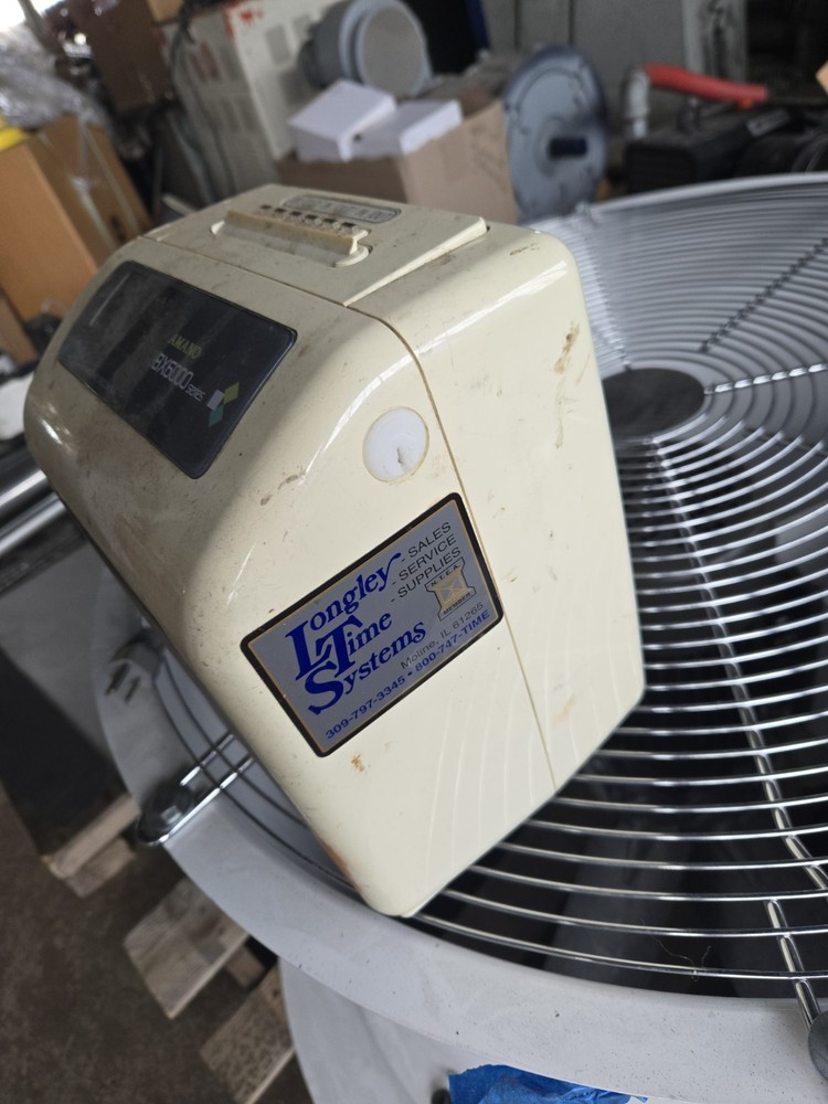 AMANO ELECTRONIC TIME RECORDER/CLOCK BX-6000 Time Clock BX-6001