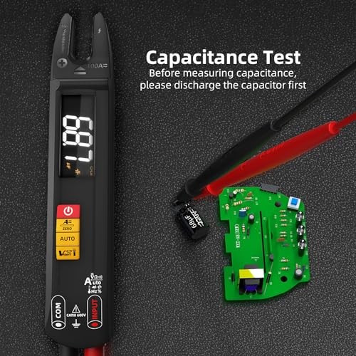 Open Jaw Digtal Multimeter 6000 Counts Clamp Meter, Digital Electrical